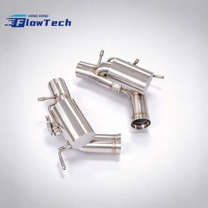 Système d'échappement Catback FlowTech T304 en acier inoxydable pour Ferrari 296 GTB 3.0T V6 2021+ – avec montage de soupape OEM à fixation directe - Product Image 3