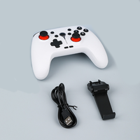 Manette sans fil pour Nintendo Switch/P4/P3/PC/Android/iOS avec joystick à effet Hall, gyroscope 6 axes, macro, double vibration