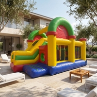 2025 vente chaude Commercial utilisé petite maison de saut gonflable château plein d'entrain Combo toboggan château gonflable pour les enfants