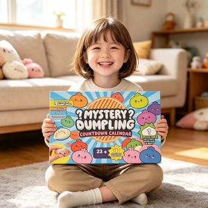 Calendrier de l'Avent de Noël en gros : Boîte mystère de jouets Squishy, mini-raviolis Squishy, coffret cadeau pour fêtes et événements - Product Image 6