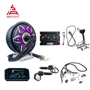 Nouveau kit moteur interplanétaire <span class=keywords><strong>QSMOTOR</strong></span> 12X3.5 pouces 72V 3000W 6000W Max 260 40H V4 avec contrôleur CJ72450 et accélérateur Z6 arrière couleur - Product Image 1