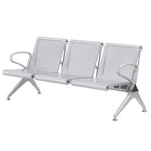 Silla de espera Ausnutria, fila de 1750 mm x 680 mm x 780 mm con pasamanos para hospitales, aeropuertos y estaciones de tren - Product Image 1