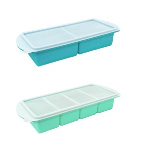 Grand moule à beurre en silicone HY avec couvercle, plateau à beurre rectangulaire, récipient pour beurre d'ail fait maison, brownies, outils de fabrication de savon - Product Image 3