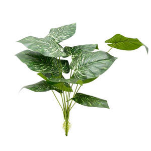 Cross-Border Turtle Back Fairy Taro Leaf Decoración <span class=keywords><strong>de</strong></span> pared Simulación <span class=keywords><strong>de</strong></span> plantas verdes con sensación <span class=keywords><strong>de</strong></span> vegetación artificial - Product Image 5