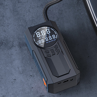 Mini Powerbank portable 12v/24v, démarreur de batterie de voiture, compresseur d'air 150psi, démarrage d'urgence de voiture, pack d'outils d'urgence