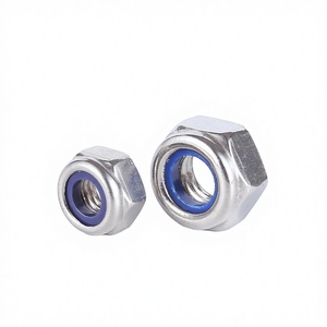 K1148 HEXAGON NUT WITH CLAMPING ELEMENT, LOW FORM SIMILAR TO DIN985, M10, SW=17, STAINLESS STEEL A2 70 BRIGHT - Product Image 2