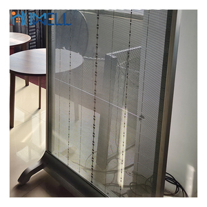 Led pha lê phim màn hình nhẹ nhất mỏng nhất và dễ nhất LED Video p16mm dính trên kính cửa sổ với - Product Image 2