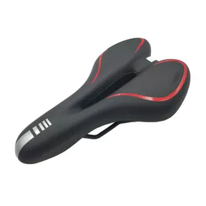 Siège de vélo confortable, accessoires de vtt, Absorption des chocs creuse, pièces de Bmx, selle de vélo réglable antidérapante pour le cyclisme