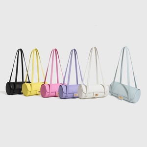 Sacs à main de luxe <span class=keywords><strong>pour</strong></span> femmes, tendance 2026, <span class=keywords><strong>sac</strong></span> cylindrique à <span class=keywords><strong>bandoulière</strong></span> <span class=keywords><strong>pour</strong></span> femmes, mini <span class=keywords><strong>sac</strong></span> à main en cuir PU avec fermoir - Product Image 2