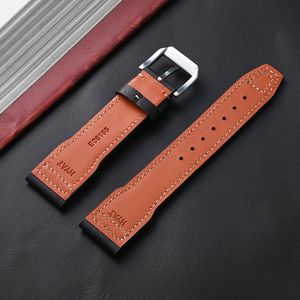 <span class=keywords><strong>Bracelet</strong></span> en <span class=keywords><strong>cuir</strong></span> véritable pour <span class=keywords><strong>montre</strong></span> IWC, série Pilots, Pin Wale, 20 mm, 21 mm, 22 mm, <span class=keywords><strong>avec</strong></span> <span class=keywords><strong>boucle</strong></span> pliante pour <span class=keywords><strong>bracelet</strong></span> de <span class=keywords><strong>montre</strong></span> IWC - Product Image 3
