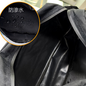 Toiletry Bag Nylon Waterproof Rectangle Travel Cosmetic Bag For Men With Carry Handle And Zipper Closure - Product Image 5
