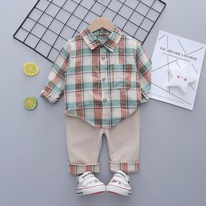Vêtements pour enfants, ensemble de vêtements en coton d'Inde, ensembles 2 pièces avec robes pour enfants, designs de cols, vente en gros, usine chinoise - Product Image 3