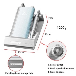 Nouveau design assez pièce à la main ensemble <span class=keywords><strong>de</strong></span> <span class=keywords><strong>manucure</strong></span> sans brosse Machine <span class=keywords><strong>de</strong></span> fabrication d'ongles fourniture <span class=keywords><strong>de</strong></span> salon <span class=keywords><strong>de</strong></span> <span class=keywords><strong>manucure</strong></span> outil <span class=keywords><strong>de</strong></span> forage rechargeable professionnel - Product Image 2