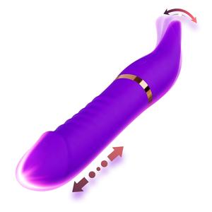 G Spot titreşim teleskopik son seks oyuncak klitoris uyararak cinsel kadınlar Thrusting <span class=keywords><strong>Dildo</strong></span> kadın için vibratör - Product Image 1