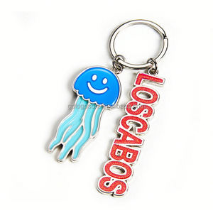 Breloques en métal pour porte-clés, série Océan, souvenirs de Puerto Vallarta, Mexique, <span class=keywords><strong>monument</strong></span> hippocampe, bâtiment de San Sebastian del Oeste - Product Image 6