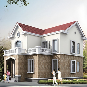 Villa di Lusso Prefabbricata Moderna con 2 Camere da Letto, Edificio in Struttura Leggera in Acciaio - Product Image 1