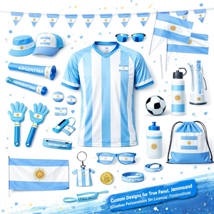สร้างสรรค์ไอเดียชุดของขวัญแฟนฟุตบอลของคุณเอง พร้อมเสื้อ หมวก ธง ขวดน้ำ สำหรับแจกในงานกีฬา - Product Image 1