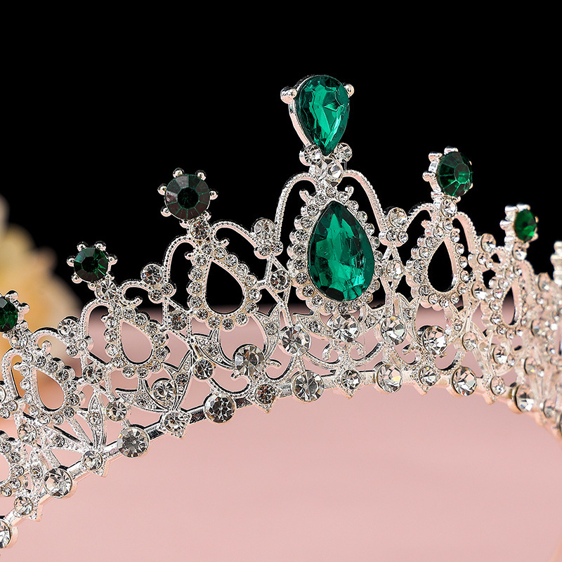 Diadème doré pour homme - Diadème médiéval impérial - Cristal - Pour mariage, Halloween, foire, anniversaire - Doré avec pierre blanche