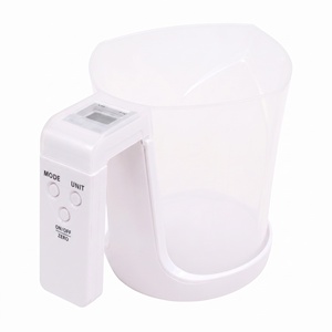 Tasse à mesurer <span class=keywords><strong>translucide</strong></span> tout-en-un avec écran LCD numérique, interrupteur à une touche, pour liquides et poudres, idéale pour la pâtisserie, la cuisine et la balance alimentaire domestique - Product Image 6