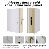 Mini-chambre froide portable, unité de stockage frigorifique mobile avec groupe de condensation hermétique et refroidisseur d'air