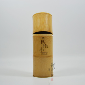Bamboo Tea <b>Caddy</b> 3 Section With Wooden Lid For Tea Storage Chongqing Origin Turning Craft - Product Image 3