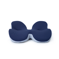 Coussin de siège ergonomique personnalisé en mousse à mémoire de forme, soutien orthopédique du coccyx, antidérapant, respirant, housse amovible, design profilé