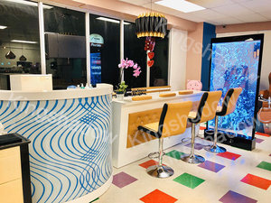 Proveedor Alibaba, nuevos productos 2020, muebles de salón de <span class=keywords><strong>uñas</strong></span>, mesas de manicura, estación de escritorio - Product Image 4