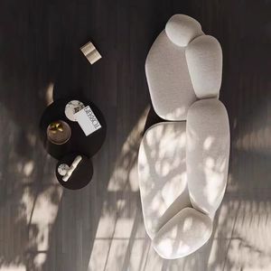 ชุดโซฟาห้องนั่งเล่นแบบโมดูลาร์ระดับไฮเอนด์สไตล์อิตาลีลายหินกรวด - Product Image 6