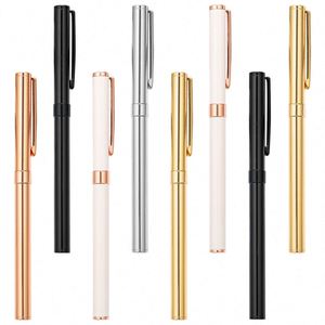 Custom Light Luxury Metal Gel <b>Pens</b> Logo Business Signature 0.5mm Tip Black Ink Custom Promotional <b>Pens</b> for Advertising Marketing - Product Image 4