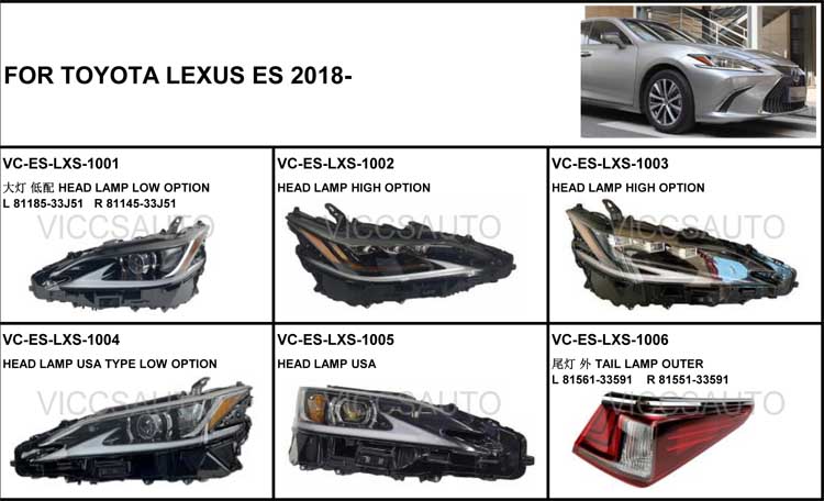 OEM 52152-33010 Rear Bumper Decorative Strip for Toyota Lexus ES