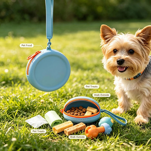 Pochette de voyage en silicone personnalisée sans BPA, étanche, mini étui de rangement à fermeture éclair pour clés, écouteurs, friandises pour animaux, OEM ODM, échantillon gratuit - Product Image 5