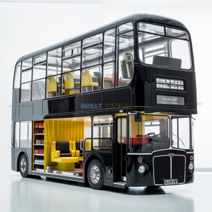 Precio de fábrica comida autobús comida camión pista aleación doble piso London Street Sweeper móvil al aire libre Bar quiosco Cafetería - Product Image 4