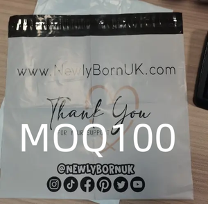 Premium EU sertifikalı sürdürülebilir poli Mailers eko-geri dönüşümlü özel baskılı giyim ambalaj için markalar için posta - Product Image 1