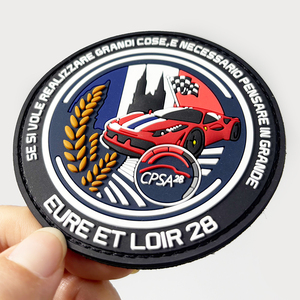 Parche de Goma Personalizado de Fábrica, Etiqueta Táctica de PVC con <span class=keywords><strong>Velcro</strong></span>, Parches de Amor - Product Image 6