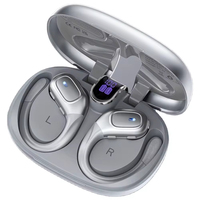 Écouteurs sans fil TWS Bluetooth, Casque de sport à crochet d'oreille, Écouteurs intra-auriculaires 2026 étanches, Casque de jeu avec suppression du bruit et basses profondes