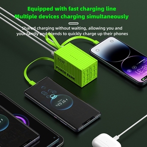 <span class=keywords><strong>Batterie</strong></span> <span class=keywords><strong>externe</strong></span> portable innovante 66W avec câbles intégrés et <span class=keywords><strong>batterie</strong></span> de grande capacité de 20 000 mAh pour cadeaux et vente en gros - Product Image 5