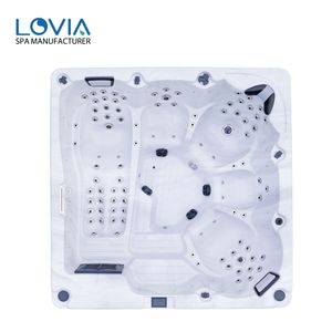 حوض استحمام ساخن خارجي بتصميم أوروبي لـ 6 أشخاص حديث قائم بذاته مع طول <span class=keywords><strong>2.</strong></span><span class=keywords><strong>3</strong></span> متر ونفاثات تدليك - Product Image 2