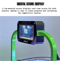 Jeu d'arcade de simulation de football et de tennis de table à monnayeur pour deux joueurs.