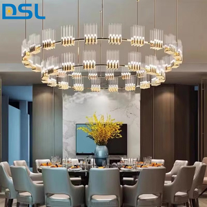 Luminaire suspendu rond à LED pour <span class=keywords><strong>salon</strong></span>, intérieur, maison, plafond, en verre de Murano, lustres et suspensions, vente chaude - Product Image 1