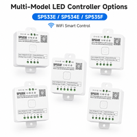 Controlador LED RGB IoT SP533E de 3 Canales PWM, DC 5-24V, con WiFi, Bluetooth, RF y Control por Voz Inteligente
