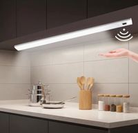 Bande LED en aluminium avec capteur de mouvement et charge USB DC5V pour éclairage de placard, cuisine, armoire, bureau et décoration