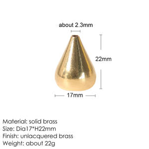 BECORA - Porta Incienso de Latón con Forma de Gota de Agua, Mini Quemador de Incienso Dorado para Yoga y Meditación - Product Image 6