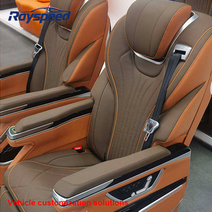 Asiento Aero de Cuero y Tela de Lujo para Mercedes Vito con Ángulo Ajustable, Diseño Impermeable, Marca RS, Color Personalizado - Product Image 6