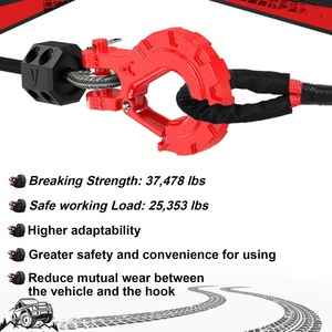 Gancho de Elevación Tipo Clevis Forjado de Grado 70 con Pestillo de Seguridad - Gancho para Cabrestante para Eslingas de Cadena y Cabrestante de Remolque - Product Image 6