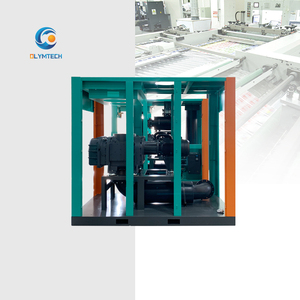 Bomba de vácuo industrial de alta pressão do ventilador do ar do parafuso Oil-Free com o inversor PM Motor AC Power Core Components Bearing - Product Image 3