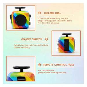 Mini Cubo Antiestrés de Titanio de Bolsillo, Juguete Mágico para Viajes, Alivio del Estrés, Herramientas Sensoriales con Muestra Gratuita - Product Image 2