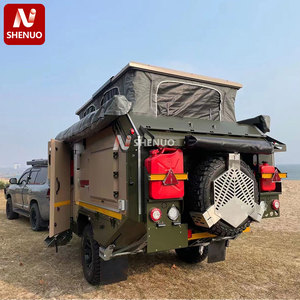 รถคาราวานออฟโรดเกรดสำหรับการเดินทางไกล ขนาด 18 ฟุต พร้อมบาร์กันกระแทกด้านหน้า ล้ออะไหล่คู่ สำหรับออสเตรเลียเอาท์แบ็ค ขายส่ง - Product Image 2