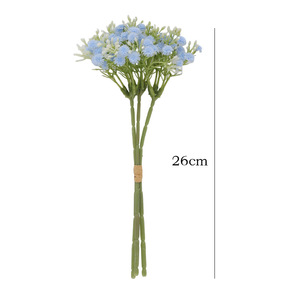 Soft Silicone Baby's Breath <b>Bouquet</b> 3 Stem <b>Artificial</b> Flower For Home Wedding Decoration - Product Image 5
