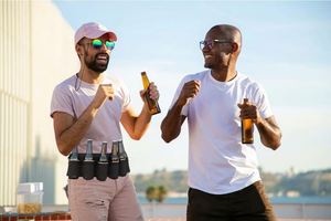 6 Pack <b>Beer</b> Belt Waist Holder, Adjustable Oxford Cloth Can Holster for Parties, Camping & Festivals - Product Image 3