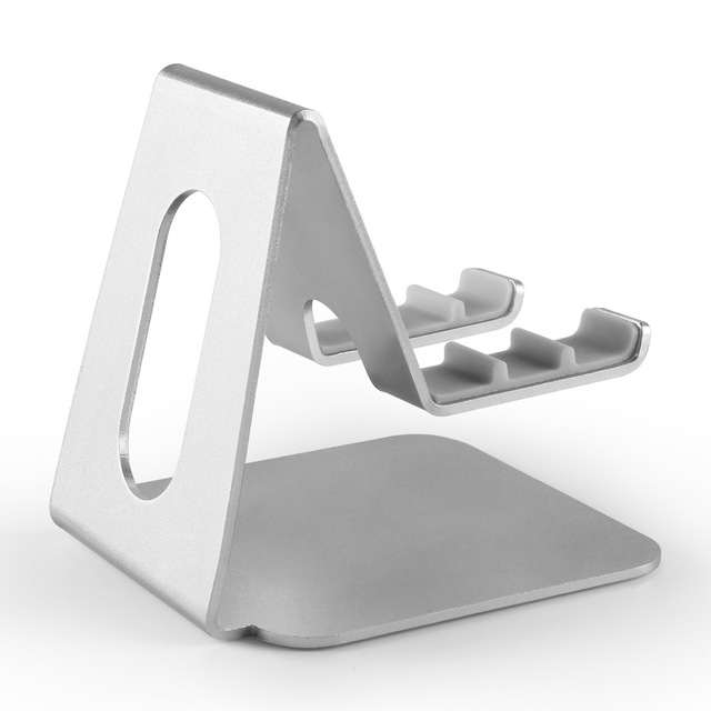 3-Level Adjustable Metal Tablet Holder Ergonomic Design for iPhone iPad All Smart Devices